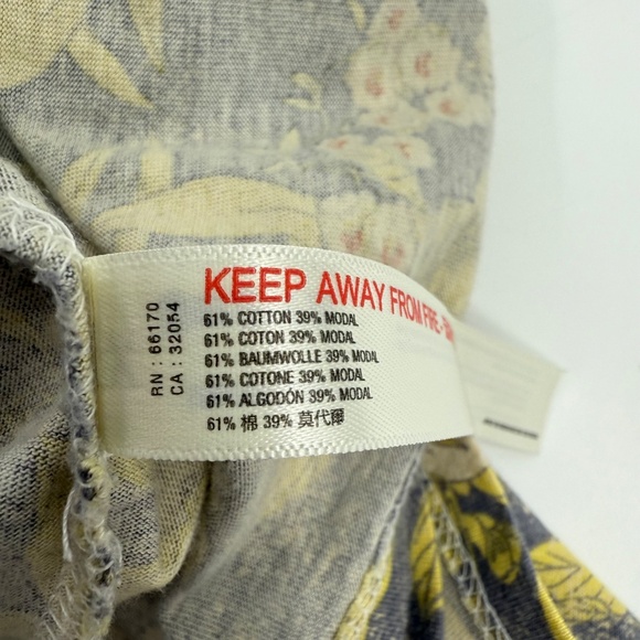 Daily Practice Anthropologie Dress Women Small Blue Gray Boho Peasant Prairie - Picture 9 of 12